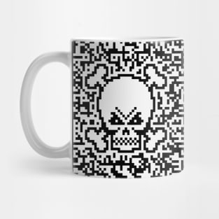 Skull And Crossbones (Pixelart / Pixel Art) Mug